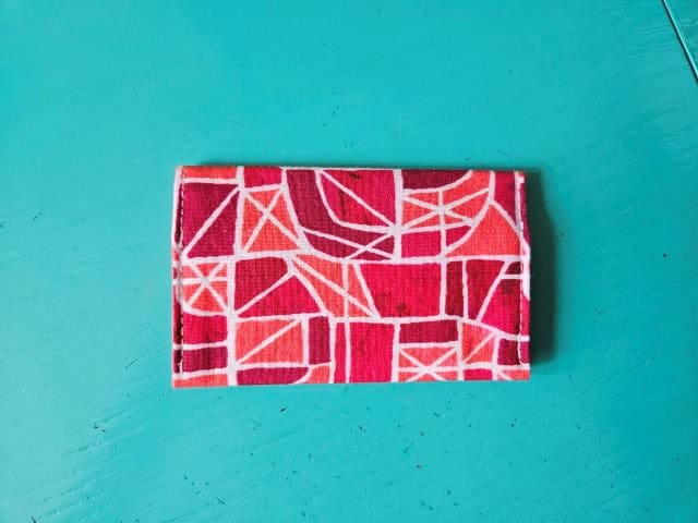 How to sew a business card holder
