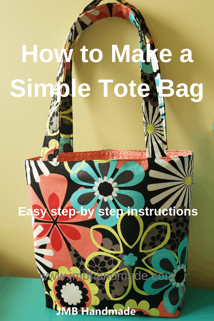 Sewing Tote Bag Straps From Fabric