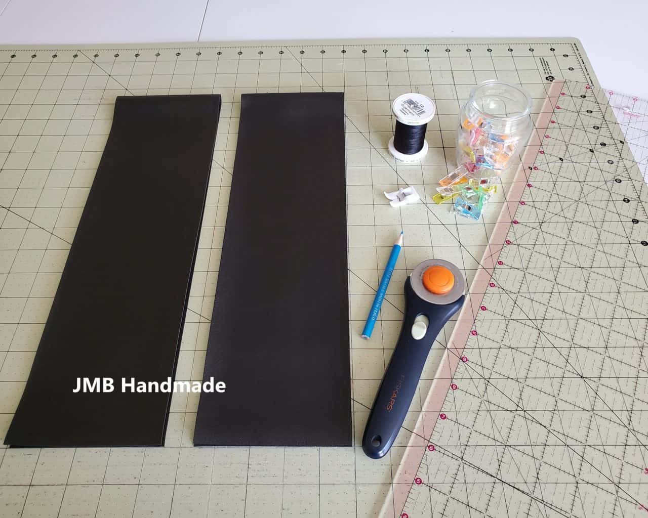 How to make faux leather or vinyl purse straps