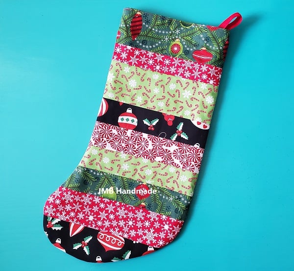 Picture of Christmas stocking all finished