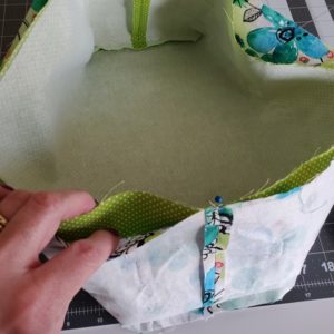 Easy DIY Fabric Rectangle Basket - JMB Handmade