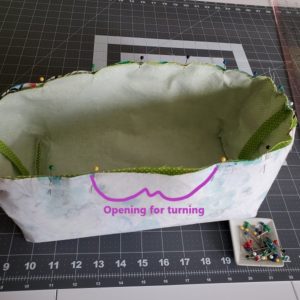Easy DIY Fabric Rectangle Basket - JMB Handmade