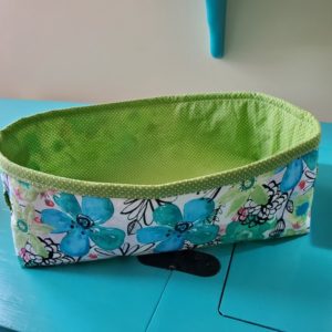 Easy DIY Fabric Rectangle Basket - JMB Handmade