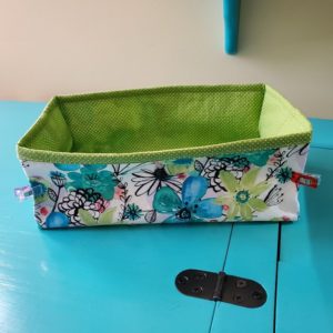 Easy DIY Fabric Rectangle Basket - JMB Handmade