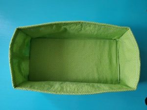 Easy DIY Fabric Rectangle Basket - JMB Handmade