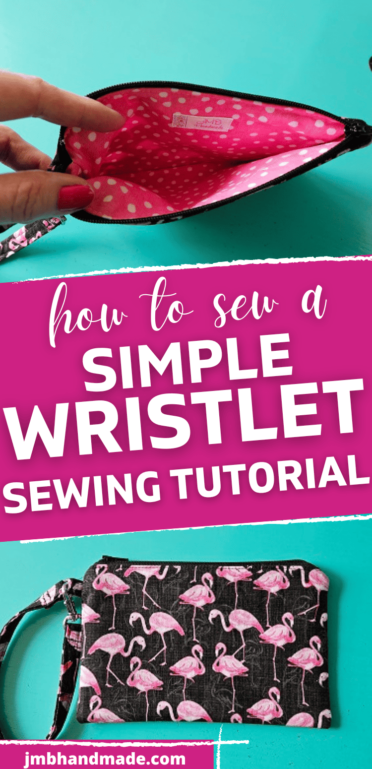 How to Sew a Simple Wristlet Purse - JMB Handmade