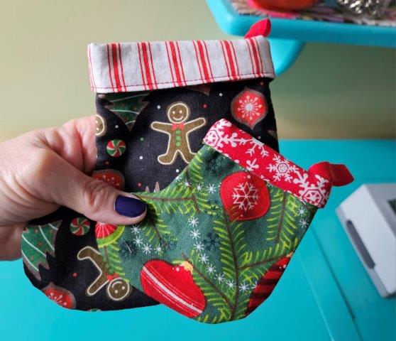 Mini Christmas Stockings two sizes