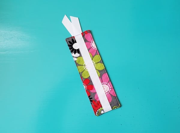 Easy fabric bookmark sewing tutorial