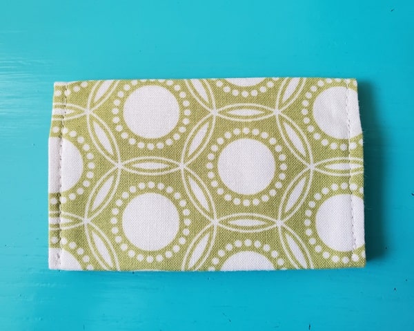 Fabric business card holder sewing tutorial