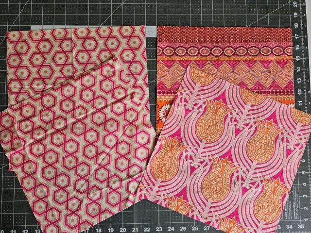 Cut the basket fabric pieces