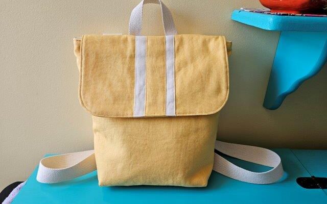 How to Sew a Backpack Purse with Flap Closure