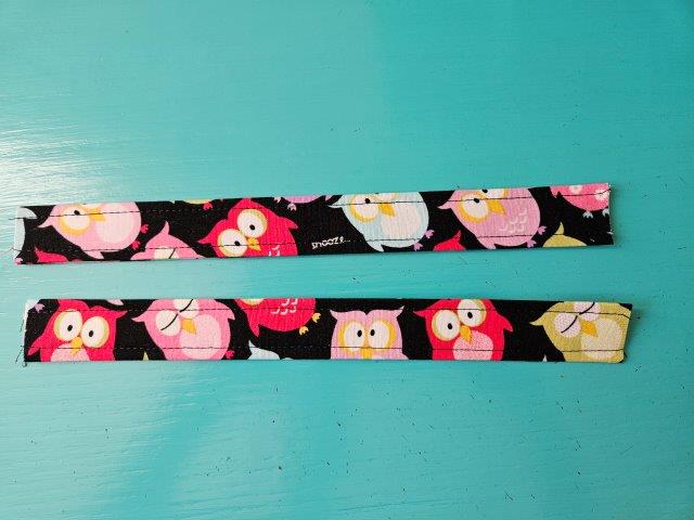 Picture of finished straps