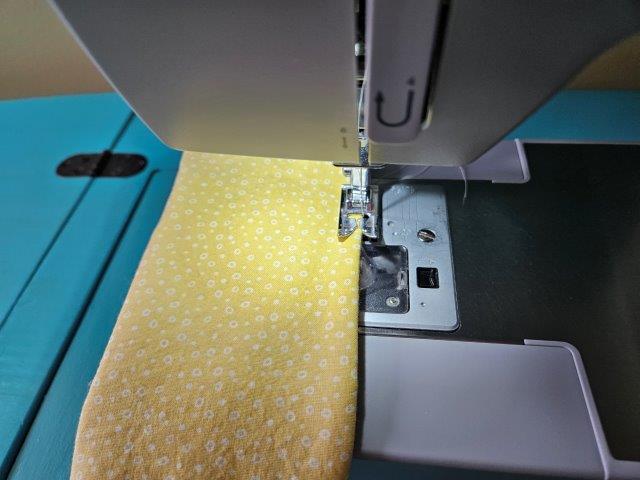 Sewing the opening closed