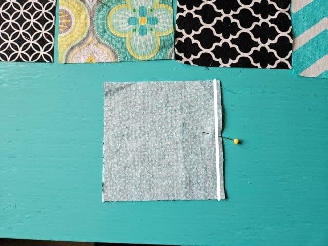 Sew along the right edge