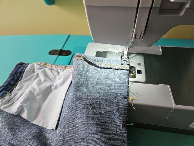 Sew the bottom edge