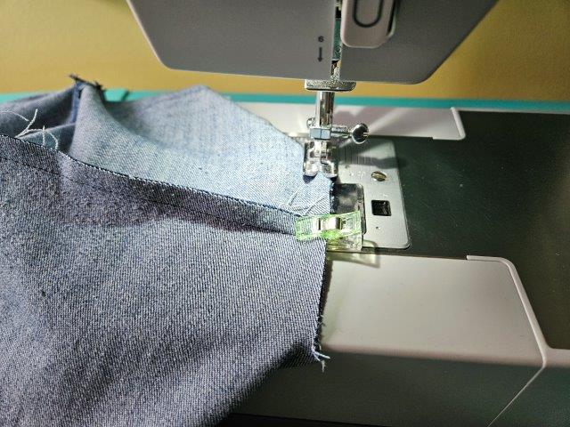 Sew along the edge