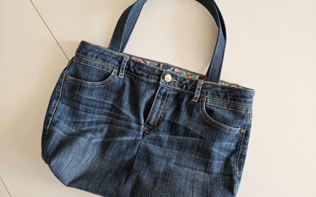 Upcycle Your Jeans into a Denim Handbag