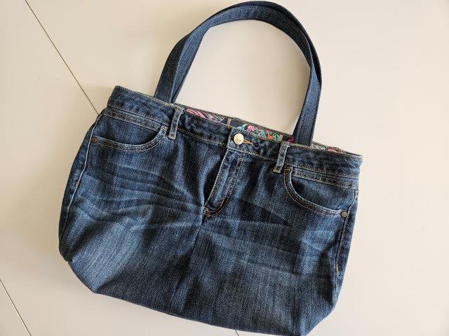 Upcycle Your Jeans into a Denim Handbag