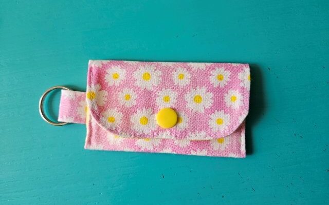 Easy Lip Balm Holder Keychain Sewing Pattern