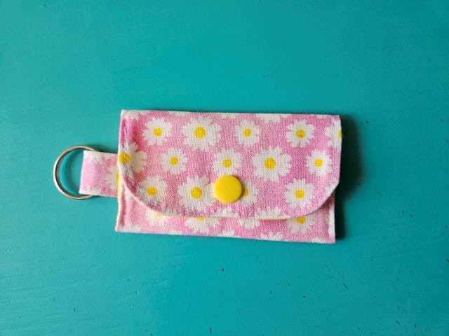 Easy Lip Balm Holder Keychain Sewing Pattern