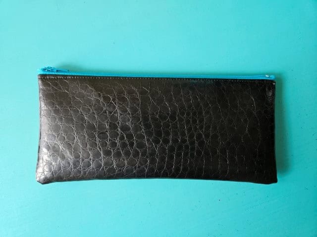 How to sew a pencil case zipper pouch