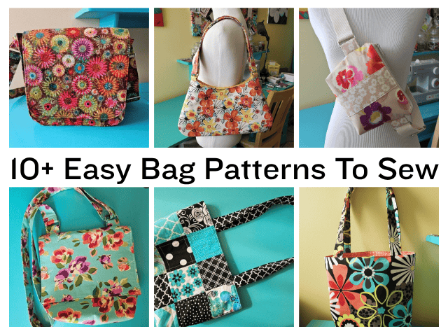10+ Easy Bag Patterns to Sew