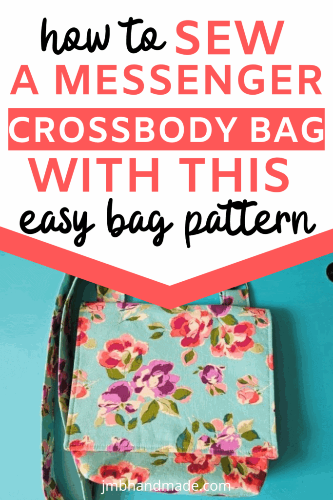 Crossbody messenger bag sewing pattern