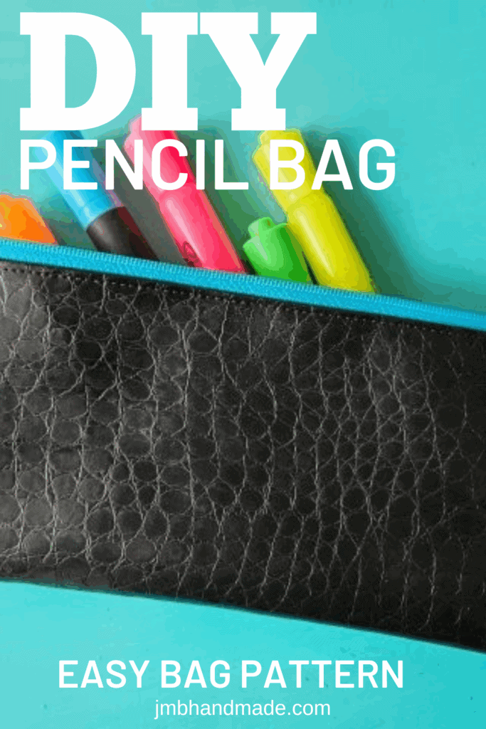 How to sew a pencil bag zipper pouch