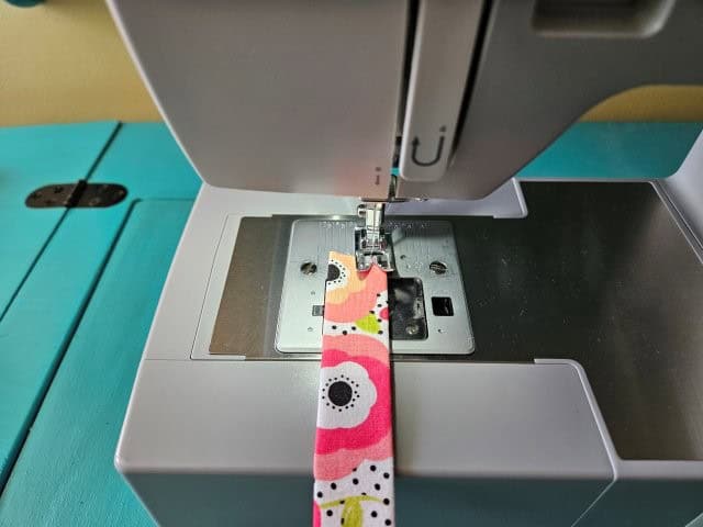 Sew along the folded edges