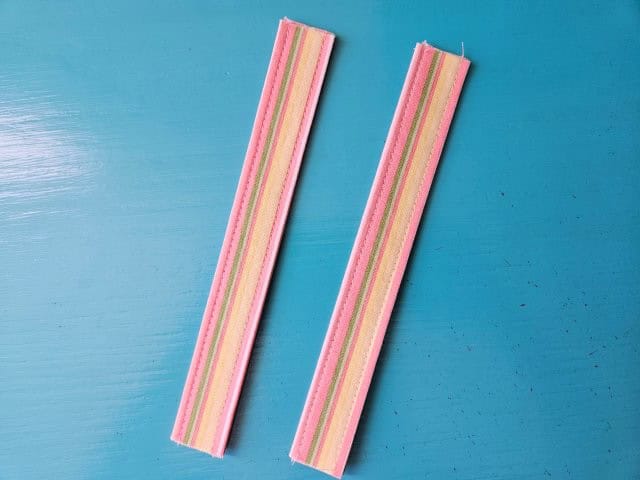 Picture of the square basket strap handles