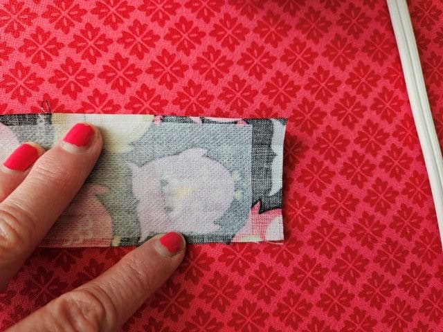 Open each short end of the long strap