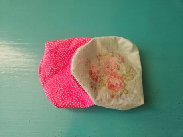 Turn the purse right side out