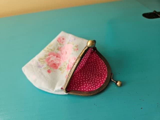 Metal frame coin purse sewing pattern