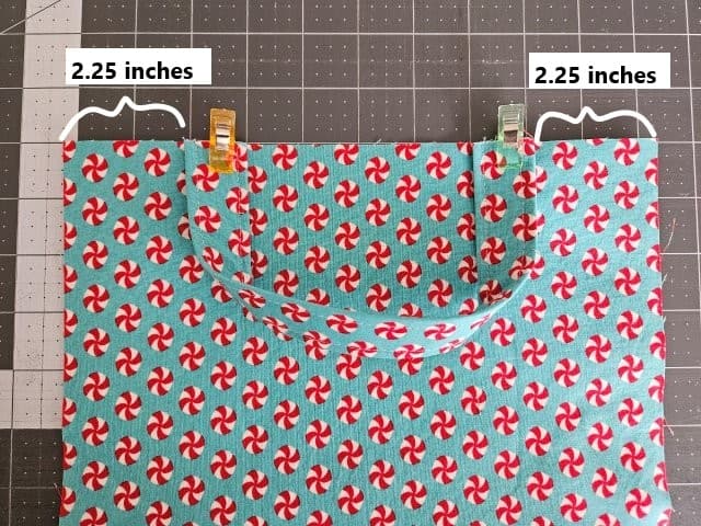 Placement of the straps