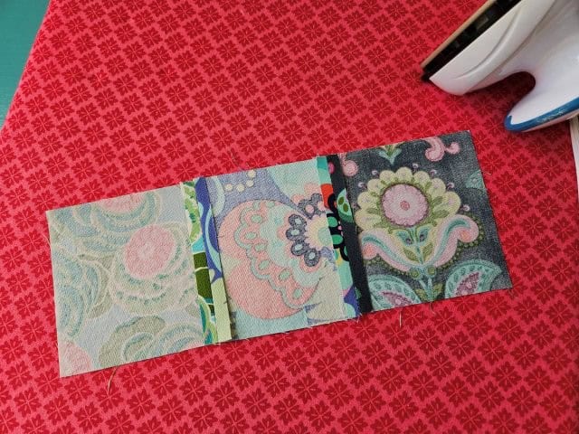 Press the seams flat