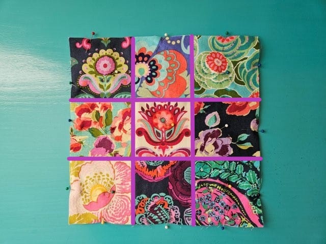 Quilt along the seams to add the batting