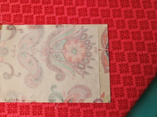 Making the long strap for the messenger bag