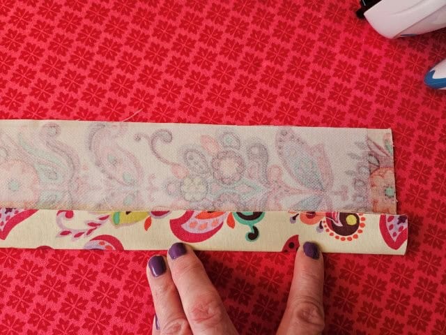 Open up and fold to center