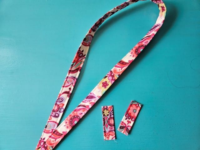 Picture of the finished straps