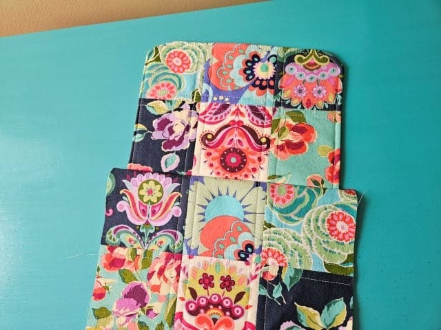 Picture of the basted flap cover