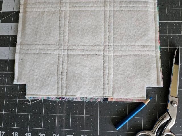 Cut the squares along the marked lines