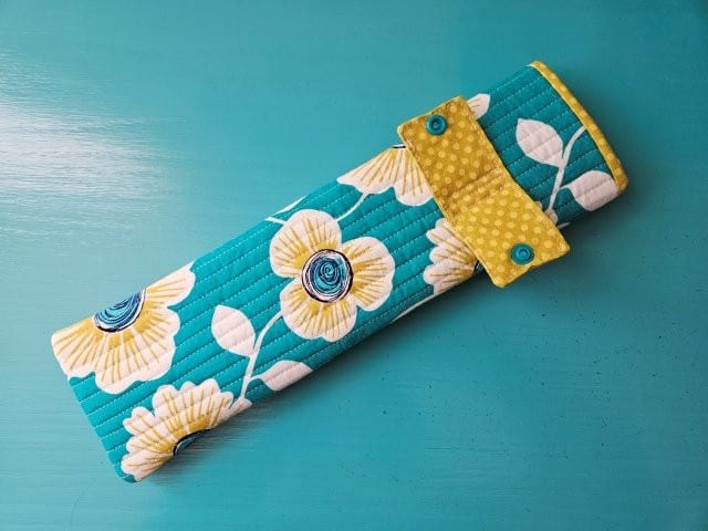 How to sew a curling iron flat iron travel case