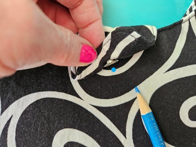 Mark the spot to add the other snap