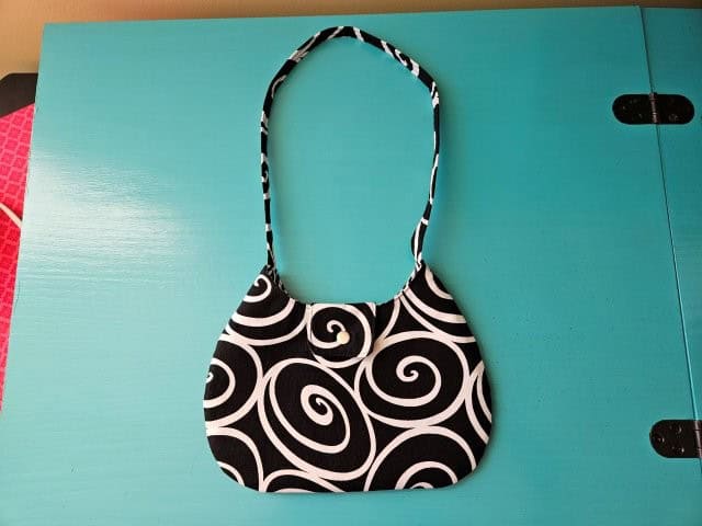 DIY shoulder bag purse sewing pattern