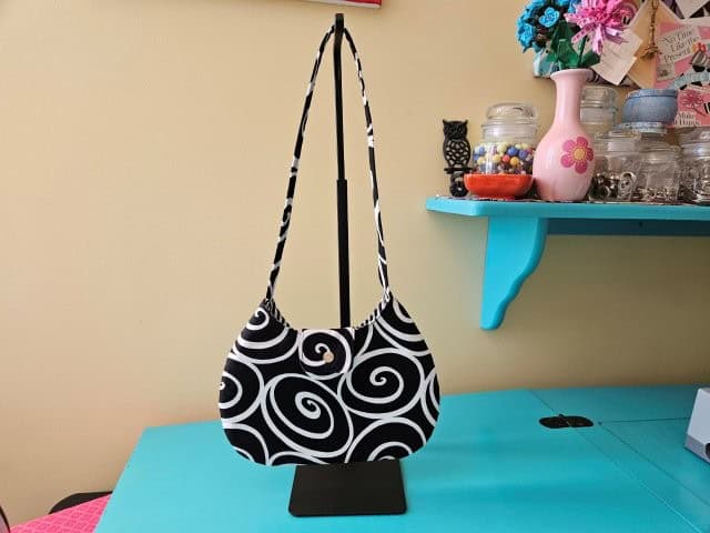 Small shoulder handbag purse sewing pattern