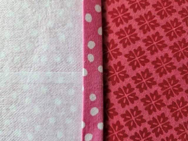 Fold over again and press