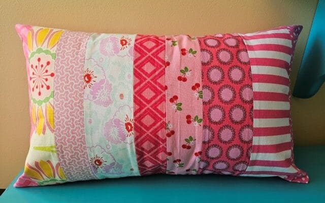 Pillow Cover Pattern Using Fabric Scraps
