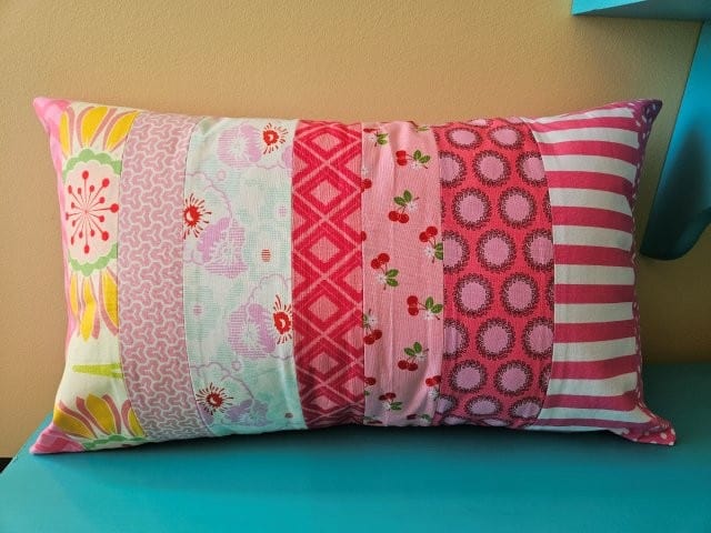 Pillow Cover Pattern Using Fabric Scraps