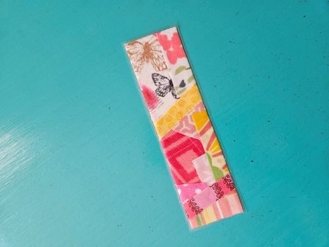 Trim around the edges of the tape