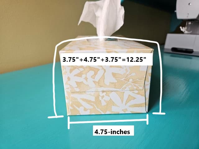 Measure the depth and combination height and depth